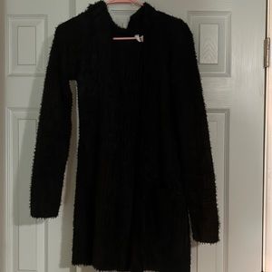 Black cardigan